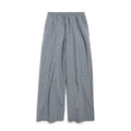 Balenciaga Men's Four Seasons Checked Cotton And Linen Blend Tracksuit Pants Elastic Waist Drawstring Solid Color Loose Casual Wide Leg Pants Ngvp #1947