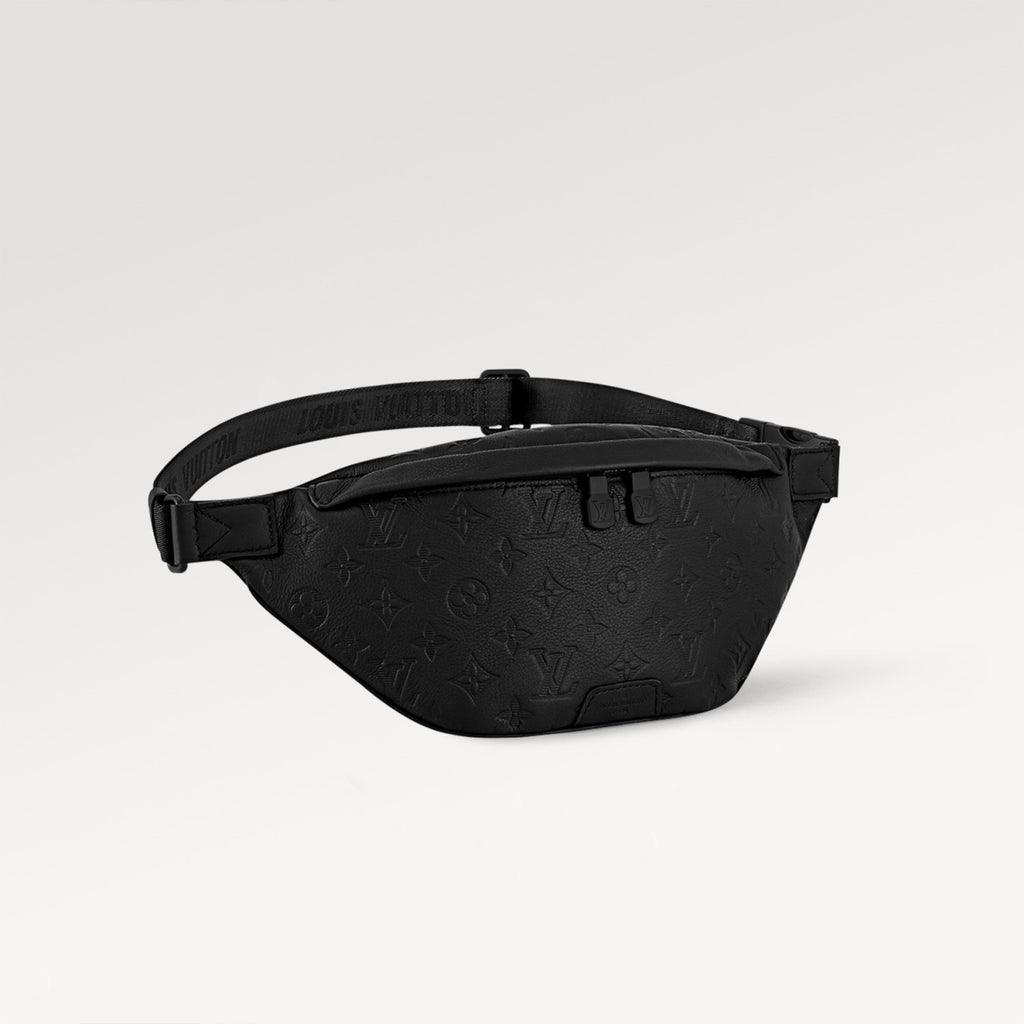 Louis Vuitton Men's DISCOVERY Small Waist Bag Logo Embossed Cowhide Chest Bag Solid Color Casual Shoulder Bag Bags M46036 #81396