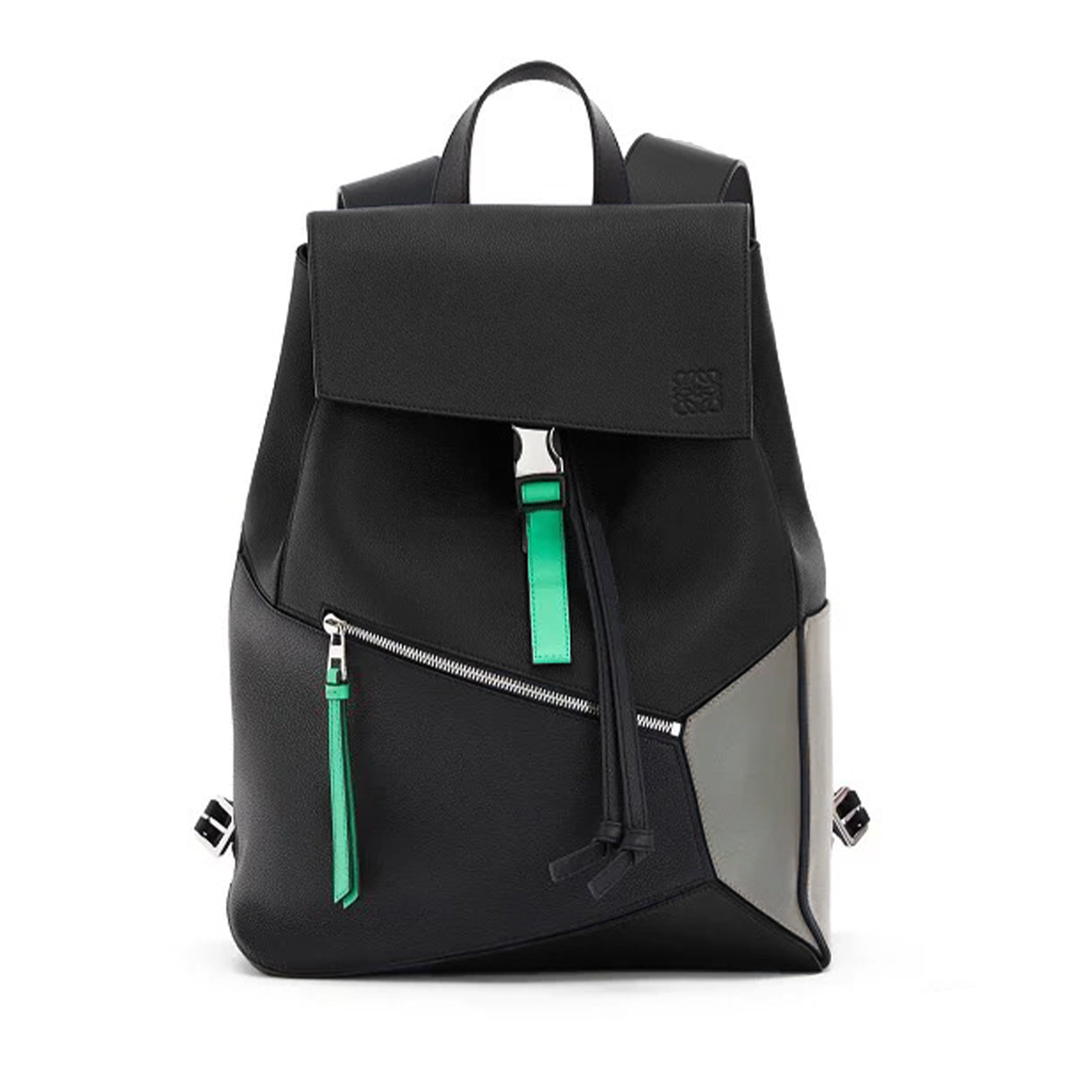 Loewe Jigsaw Backpack Men's Spring And Summer Fashion Luxury Temperament Colour Blocking Shoulder Bag Bags #81371