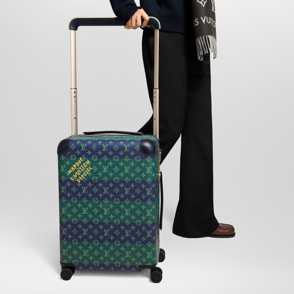 Louis Vuitton Horizon 55 Damier Azur Canvas Travel Bags and Rolling Luggage Fashion Luggage Box Bag Bags N40910 #84359A