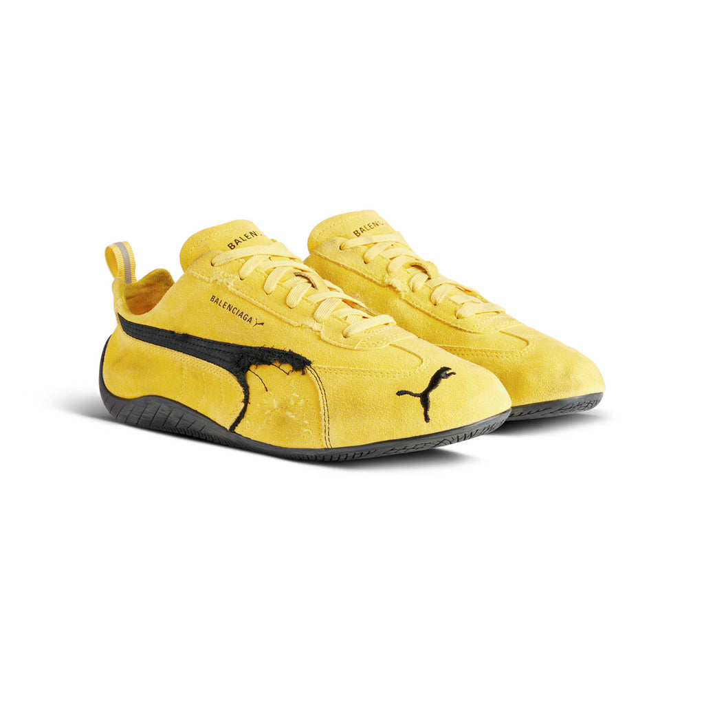Balenciaga X PUMA SPEEDCAT BALENCIAGA Men's And Women's Spring/fall Fashion Casual Round Toe Lace Up Flat Low Top Thin Suede Sneakers Casual Shoes #79286