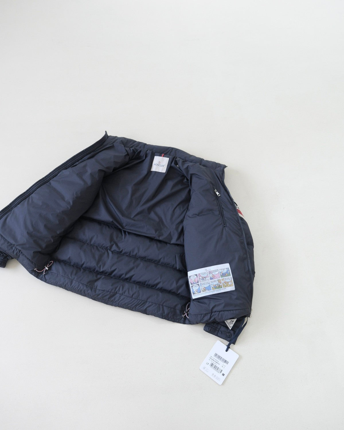 Moncler Arm Three Color Webbing Stand Collar Down Jacket Goose Down Windproof Waterproof Warm And Wear Resistant #332484