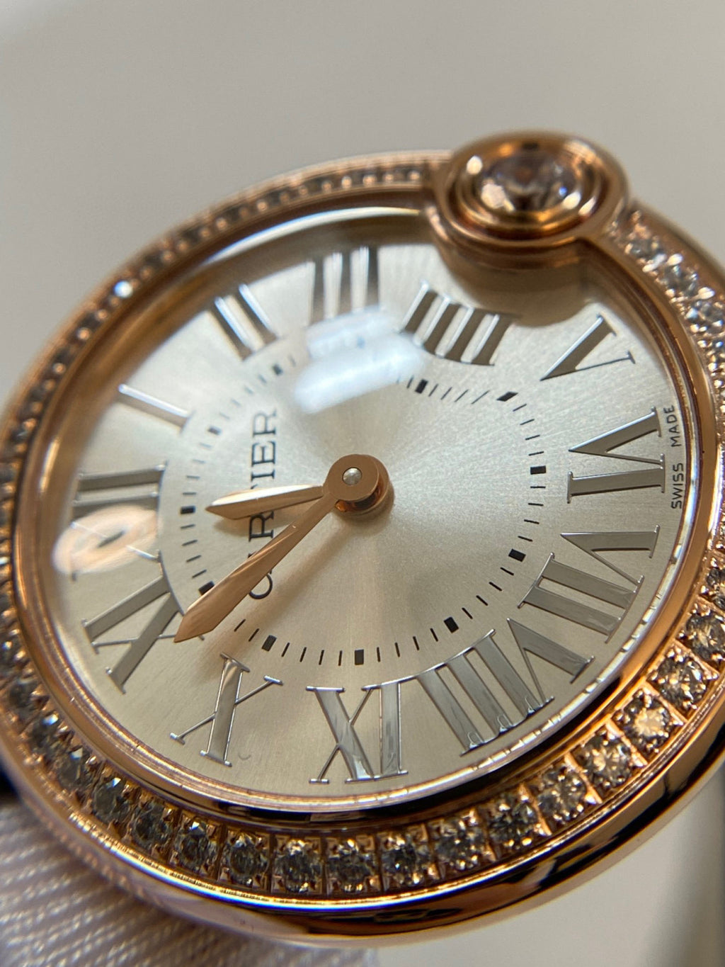 Cartier Black Strap Decorative Watch #21921