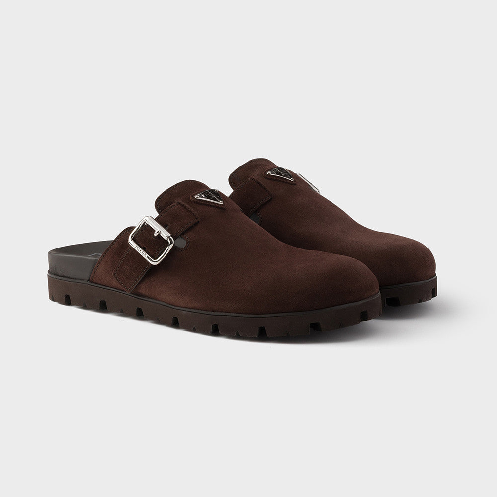 PRADA Suede Mules #384747