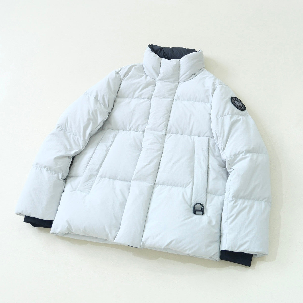 Canada Goose Men's and Women's Autumn and Winter Solid Color Standing Collar Zipper Long Sleeve Puffer Down Jacket #73854