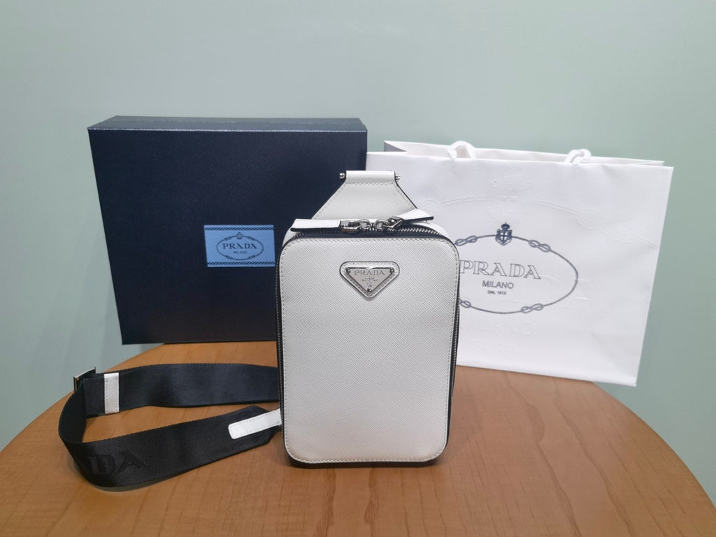 PRADA Prada Brique Saffiano Leather Bag #383732