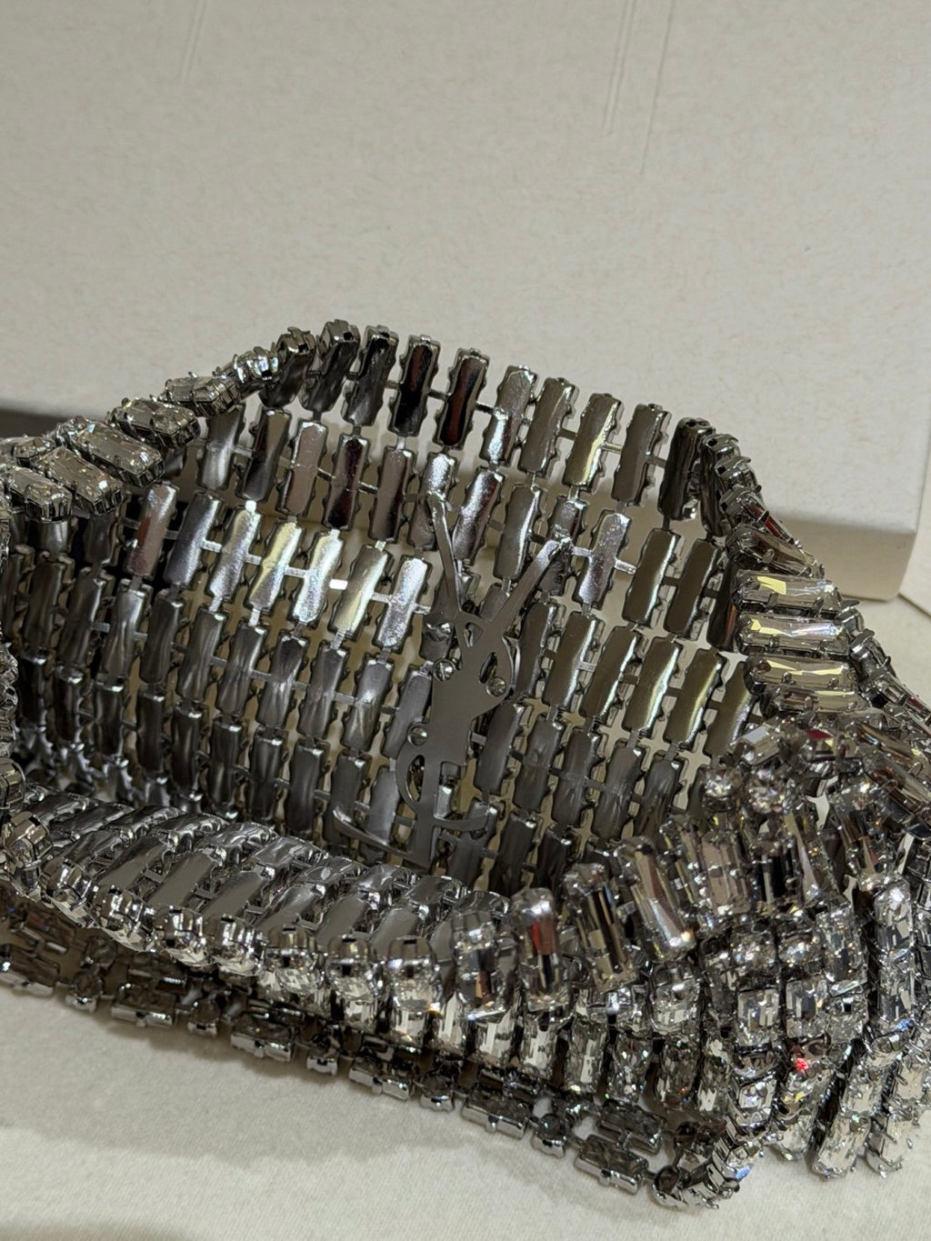 Saint Laurent EVENING Bag in Crystals #379368