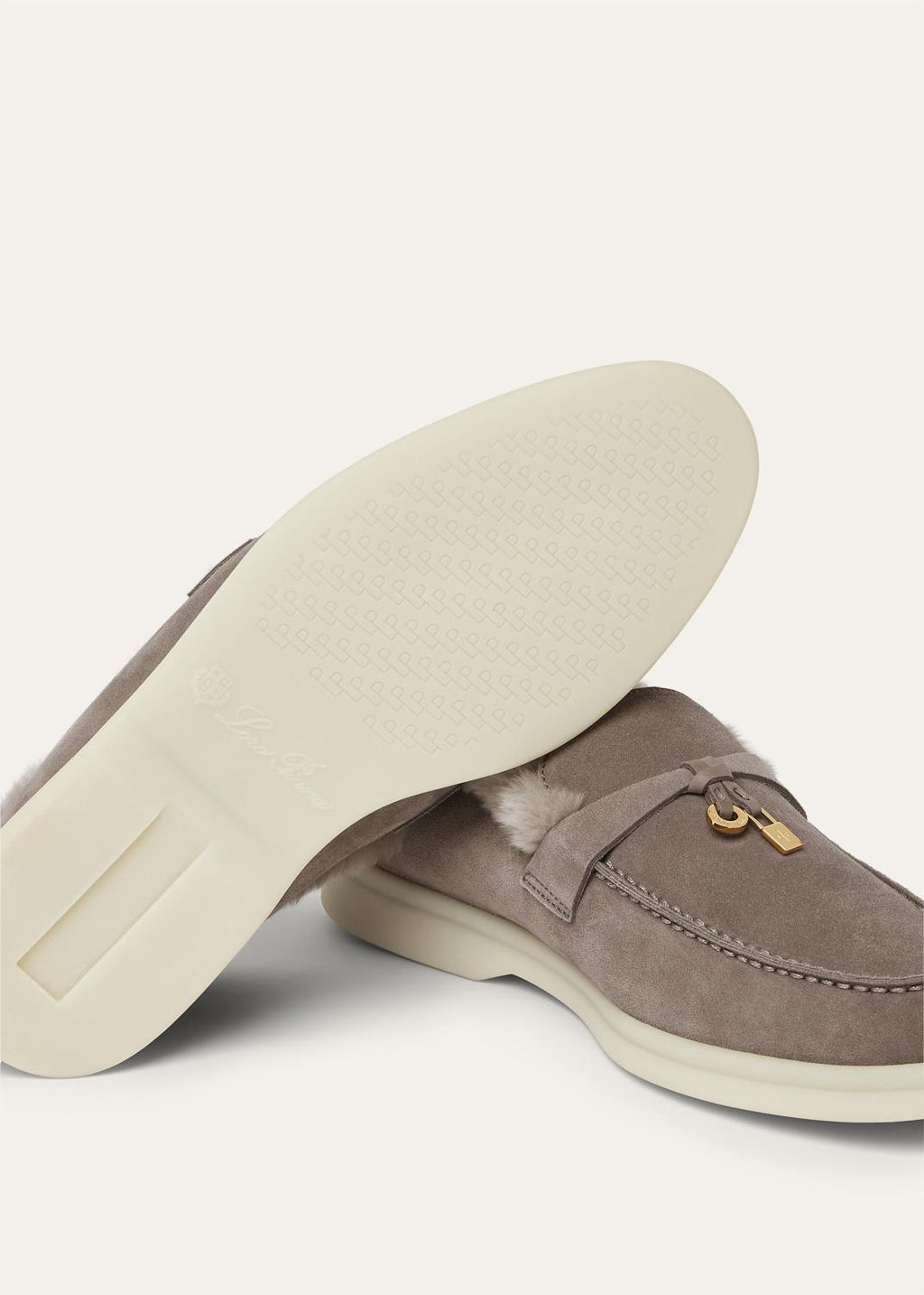 Loro Piana Summer Charms Walk Loafer Suede Moorland #334047