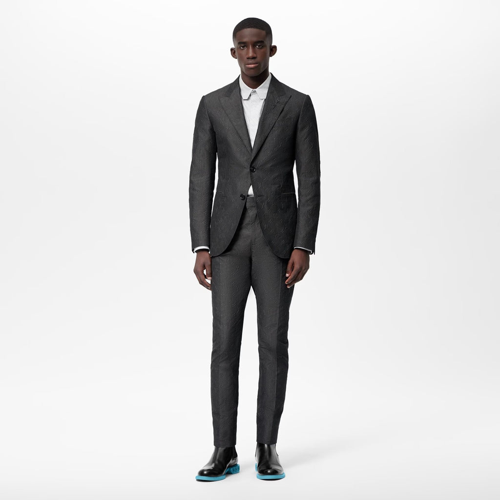 Louis Vuitton Men's Suit Jacket Long Pants Professional Dress Set #6468