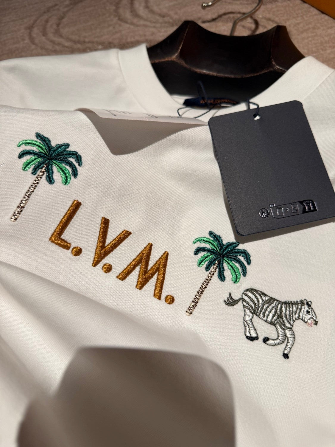Louis Vuitton LV x The Darjeeling Limited Embroidered Short-Sleeved Crewneck #336997