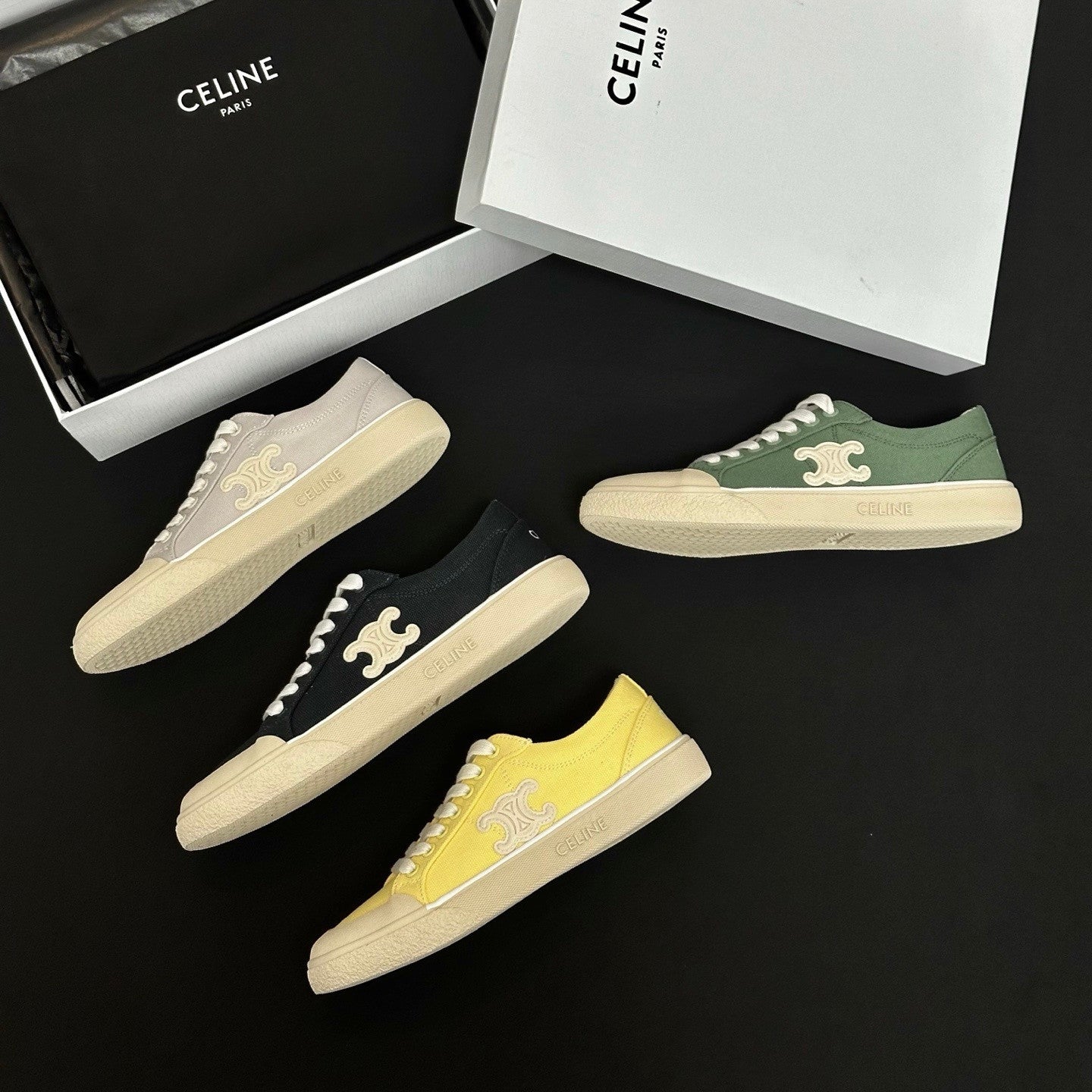 Celine Alan Sneaker in Canvas #381934