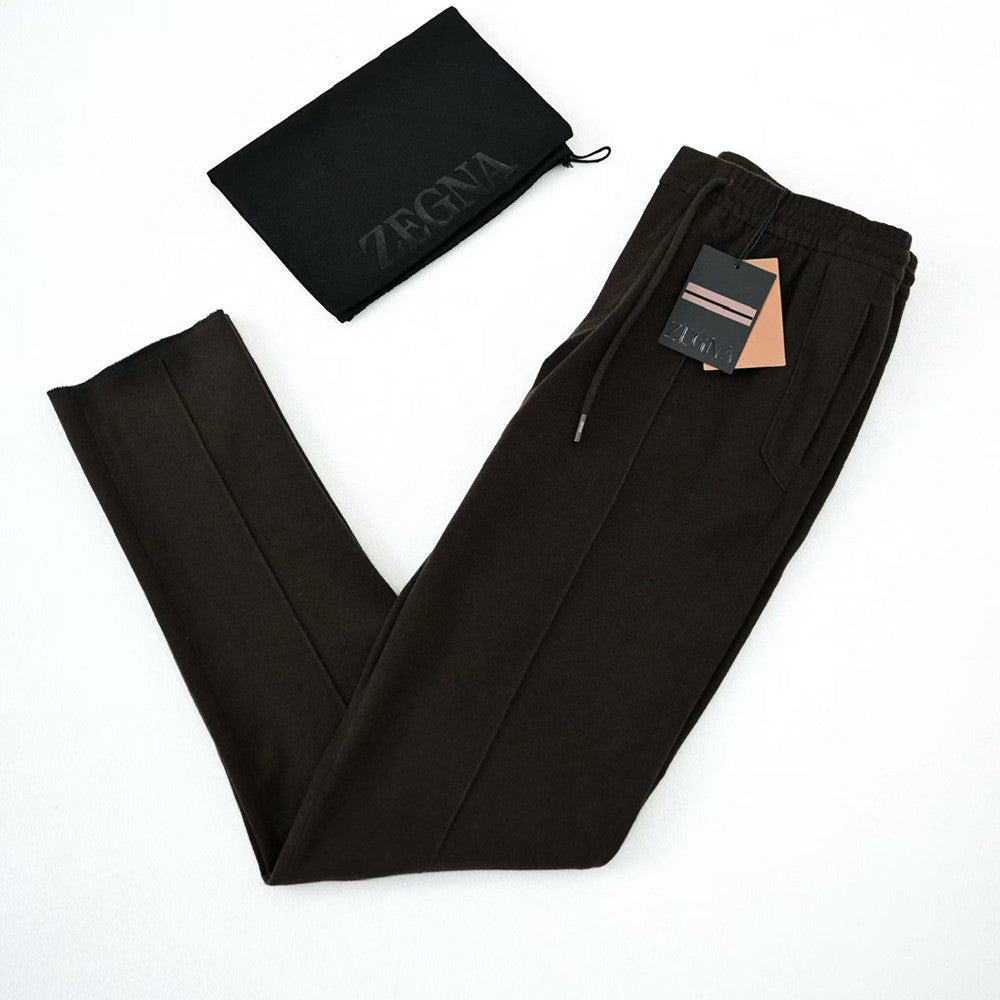 Zegna Grey Mélange Wool Joggers #334675