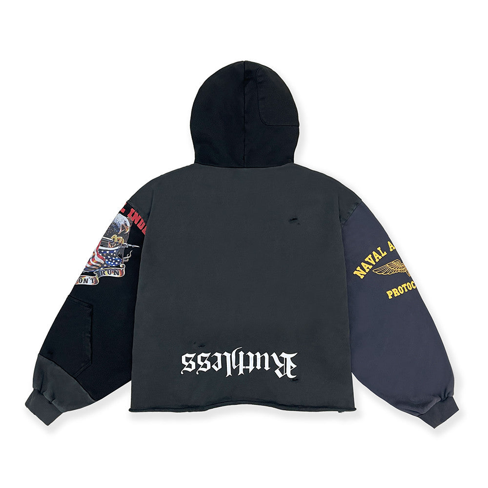 Protocol Index Upside Down Zip Hoodie Black #334250