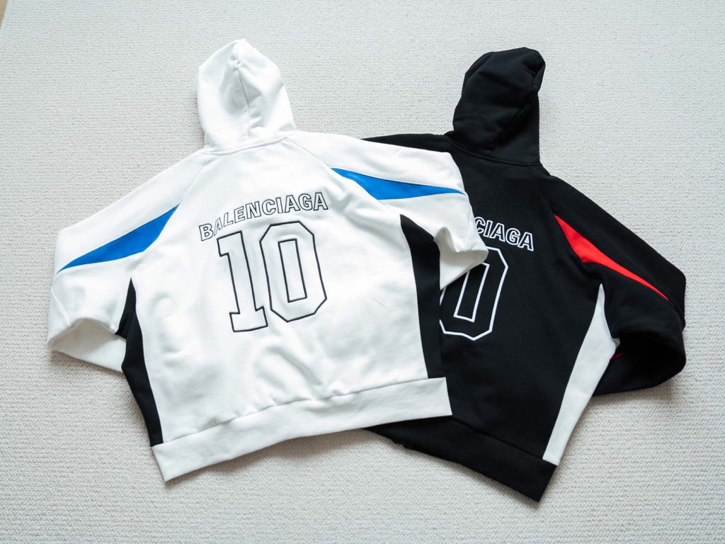 Balenciaga Men's Balenciaga NBA Collaboration Oversized Zip-up Hoodie in Black multicolor #377157