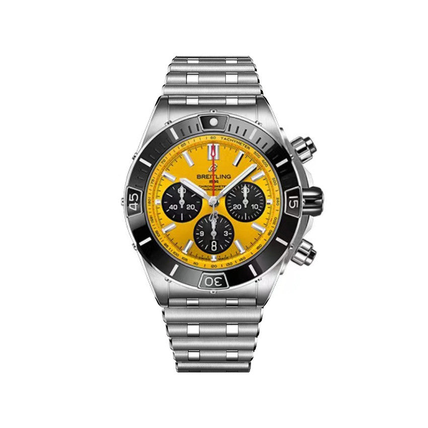 Breitling Mechanical Watches With Steel Bracelet Watch #96674