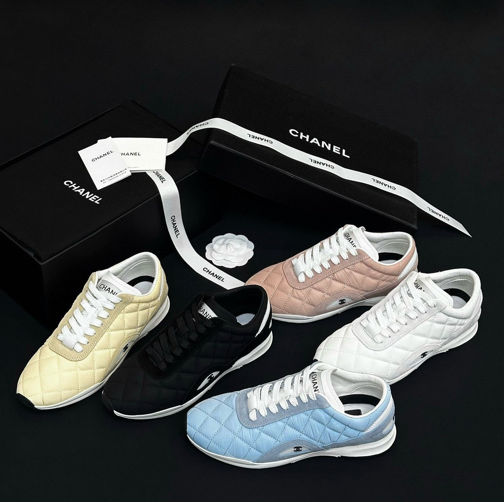 Chanel Trainers Calfskin Suede Calfskin #333965