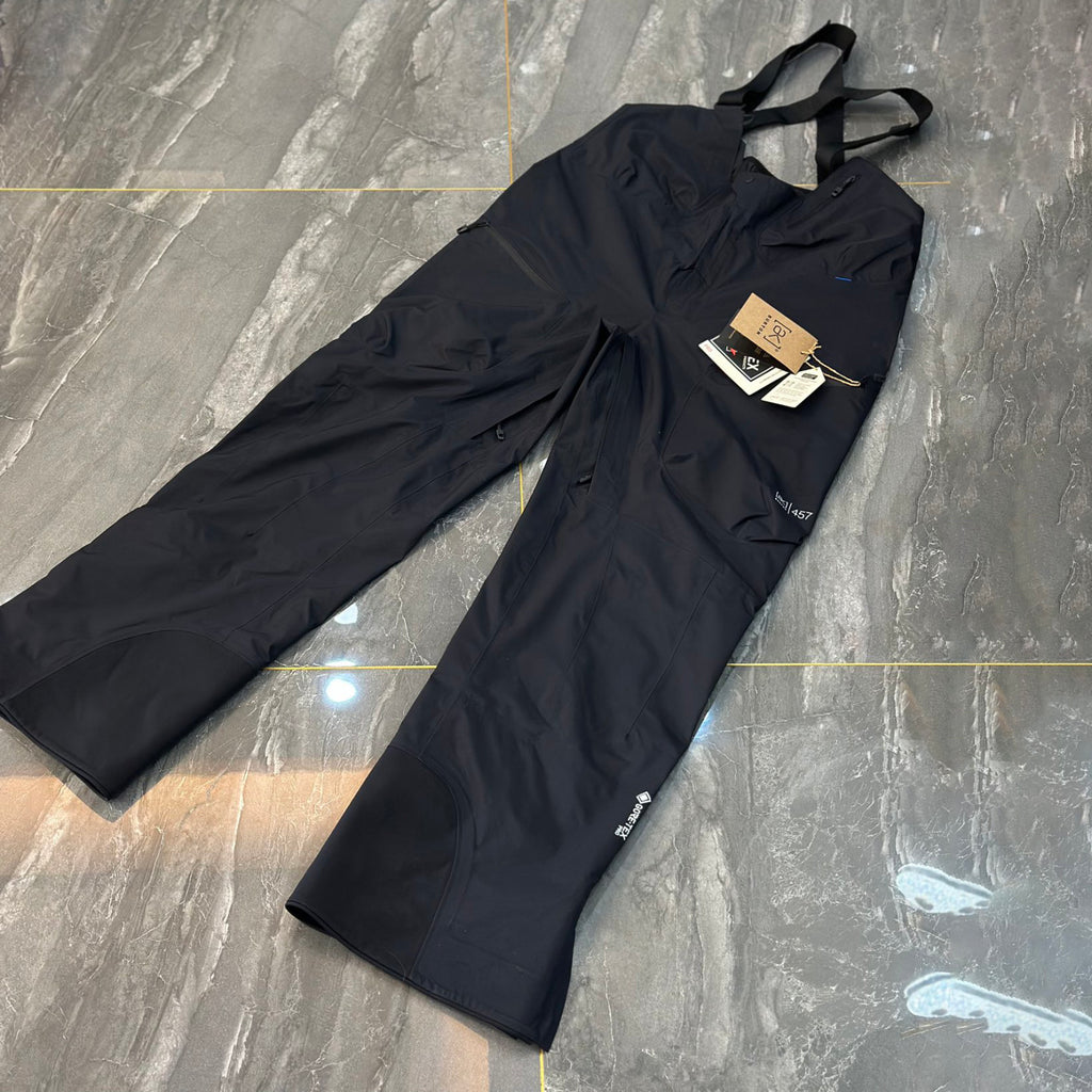 BURTON AK Men's And Women's Fashion Casual Color-Block Hooded Zipper Ski Jacket Solid Color Thermal Ski Bib Pants Pants Suit Set #78979