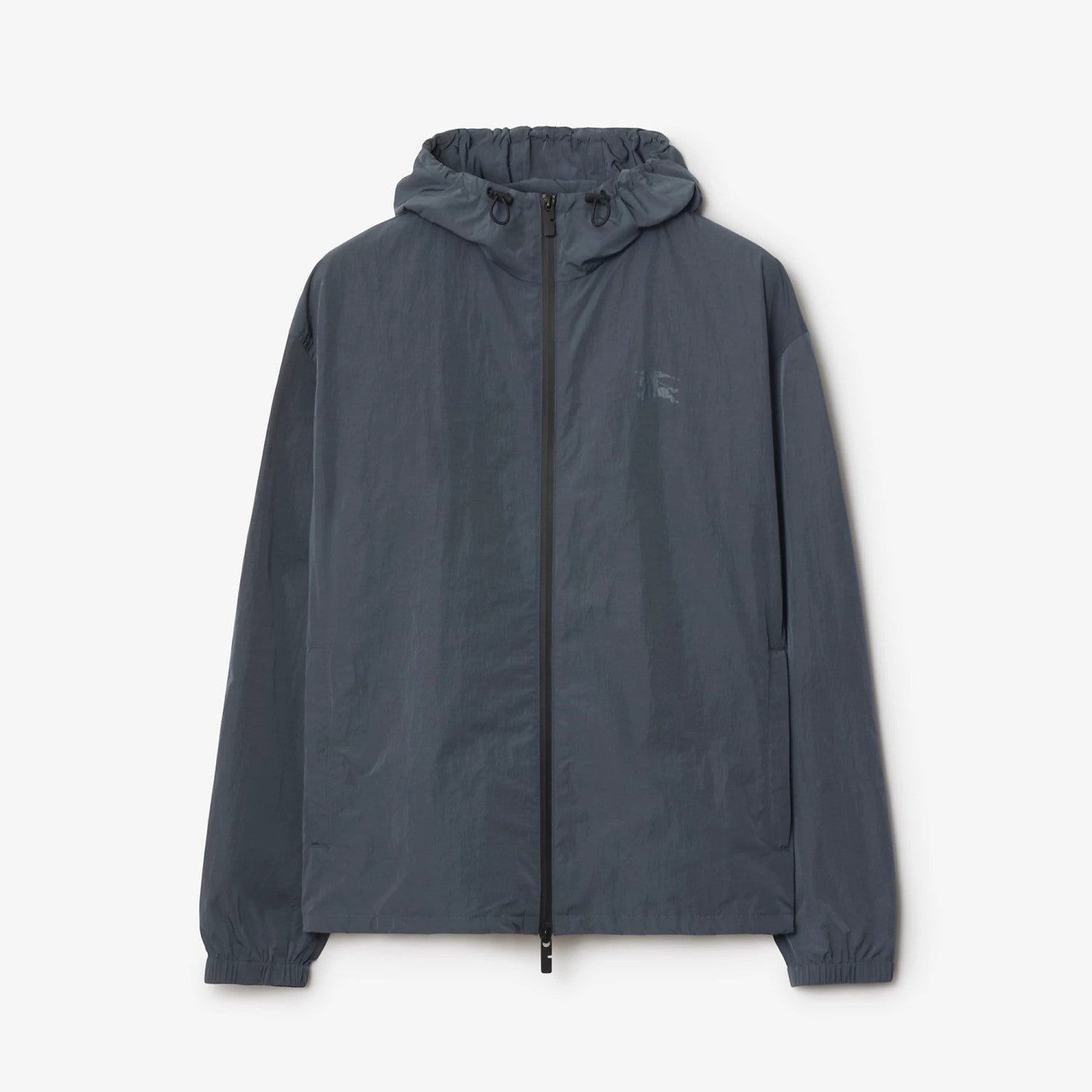 Burberry Men's Spring & Autumn EKD Badge Nylon Solid Color Long Sleeve Zipper Loose Hooded Jacket #76111