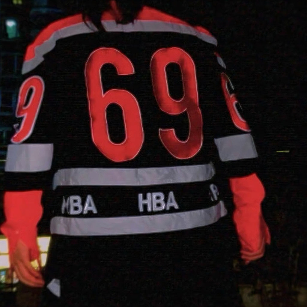 HOOD BY AIR Embroidered Shirt Hba Hba14ss Racing Shirt Carti Same Men's Spring And Fall Trend High Street Retro Color Blocking Shirt Jacket Ngvp #2414