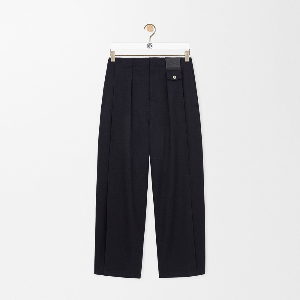 Loewe Trousers in Wool Blue #334437