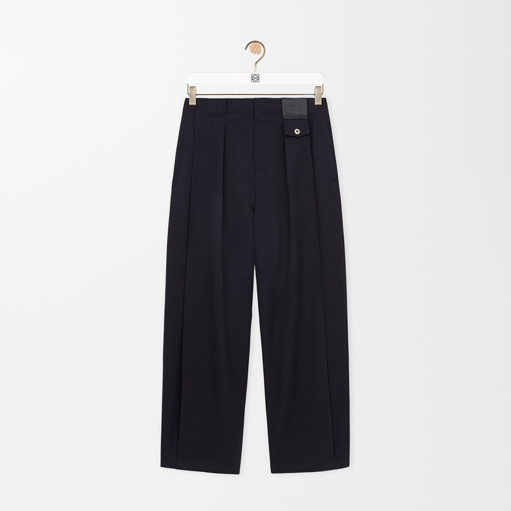 Loewe Trousers in Wool Blue #334437