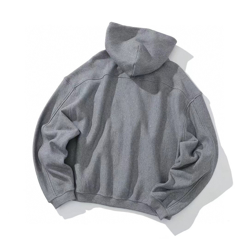 Alexander Wang Gray Zippered Loose Hooded Sweatshirt Ngvp #6687