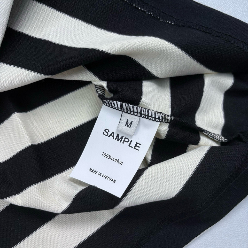 Chanel Men's Summer Striped Logo Solid Color Round Neck Pullover Short Sleeved T-shirt #81554