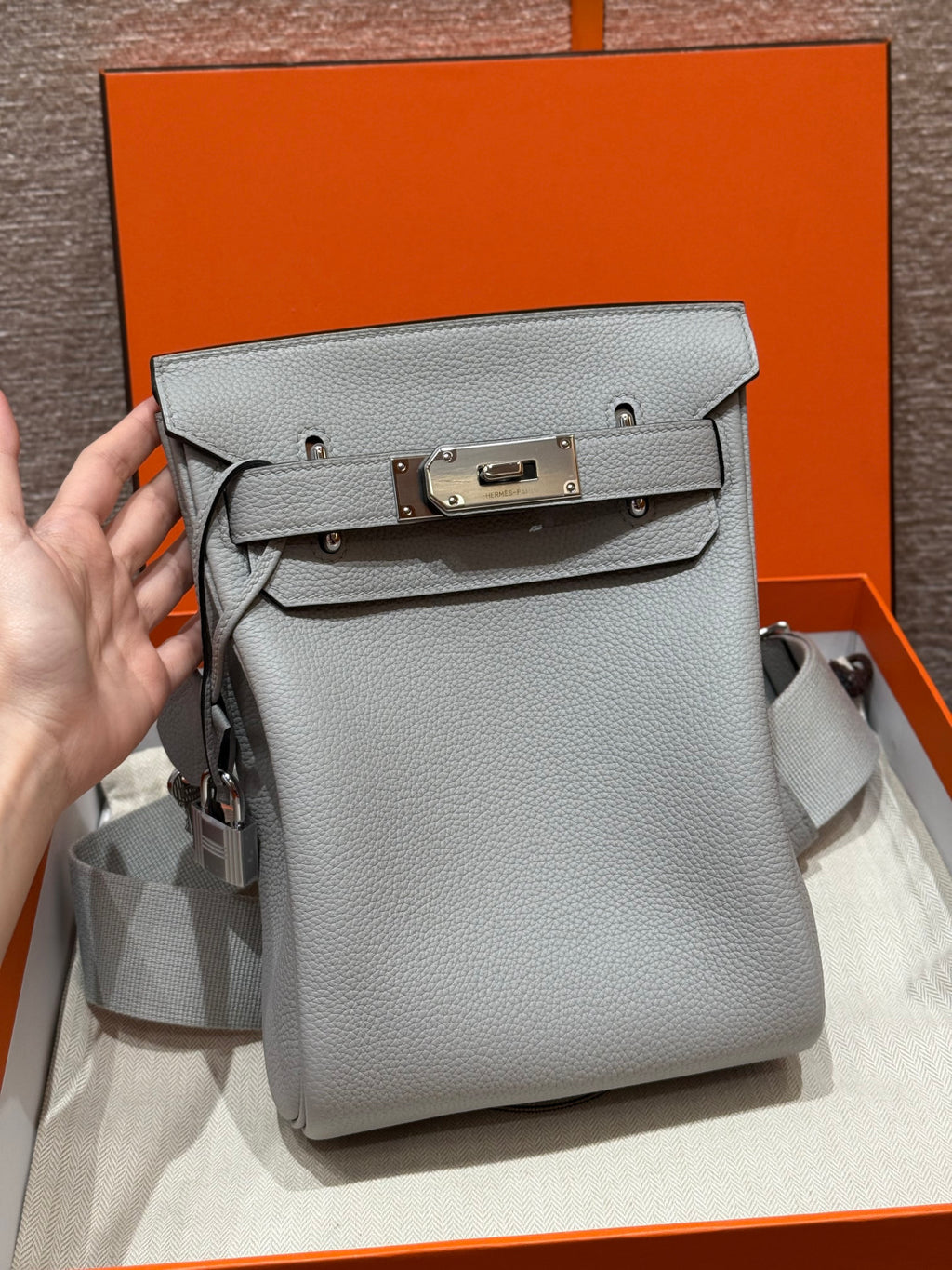 Hermes Hac A Dos Small Backpack 28cm Kelly-style Crossbody Bag Multiple Colors Shoulder Bag Togo From France Bags #196034