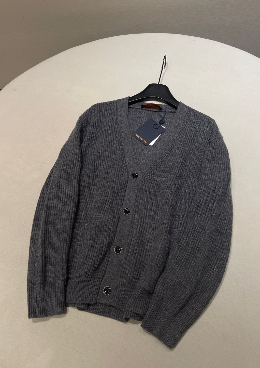 Louis Vuitton Embroidered Signature Cashmere Cardigan #333607