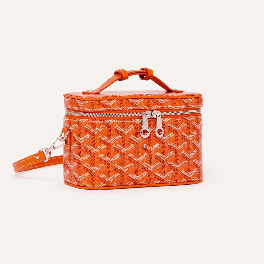 GOYARD MUSE Women's Fashion Classic Double Zip Closure Adjustable Strap Mini Makeup Bag Handbag Crossbody Bag Bags MUSEVAMINTY-09CL09P #79346