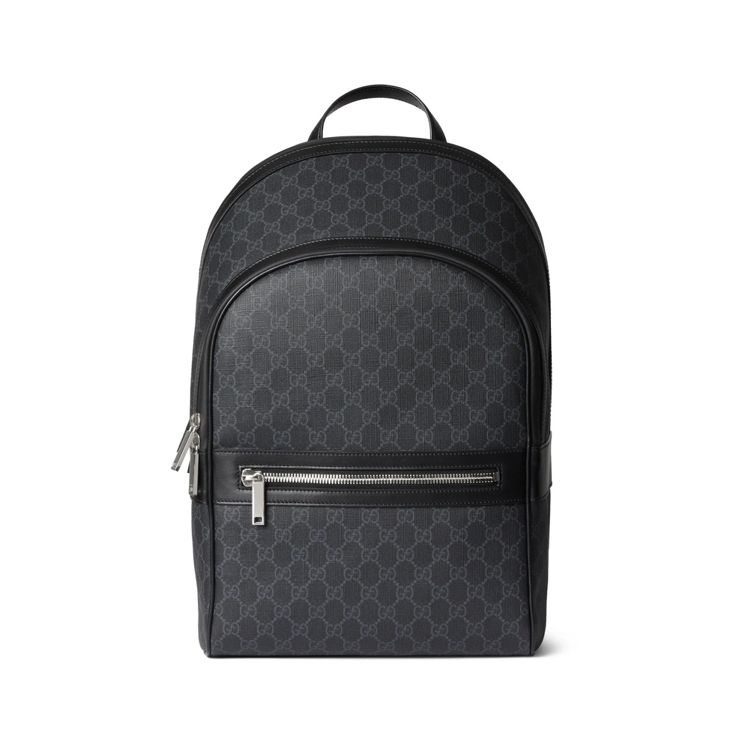 Gucci Men's Solid Color Adjustable Shoulder Strap Zipper Closure Canvas Quilted Leather Shoulder Bag Backpacks Bags #75654