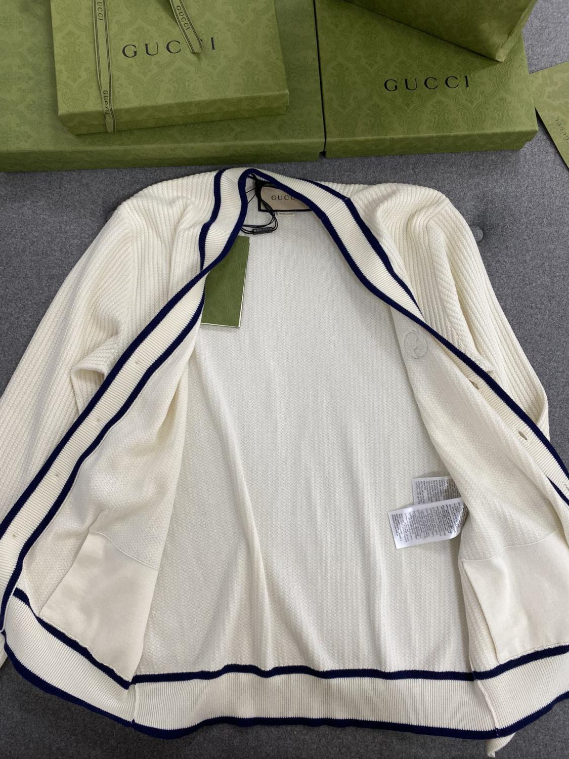 Gucci Patchwork Wool and Cotton-blend Cardigan #213410
