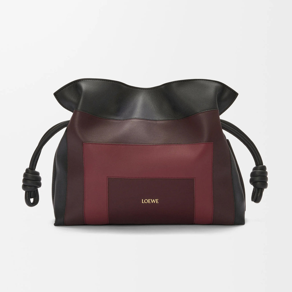 Loewe Medium Napa Leather Flamenco Clutch Loewe X Josef And Anni Albers Collection Fashion-forward Soft-leather Crossbody Bag Lady #195465