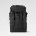 Louis Vuitton Men's Getaway Backpack With Full-Print Logo. Zipper Closure. Monogram Shadow Calfskin Leather. Black Casual Bag Bags M24776 #81537