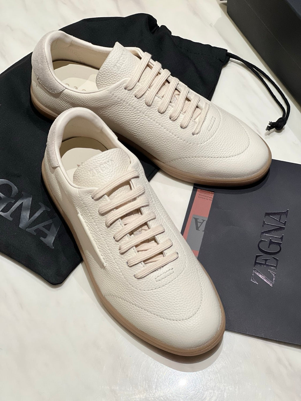 Zegna 232 Men's Moral Training Shoes #384735