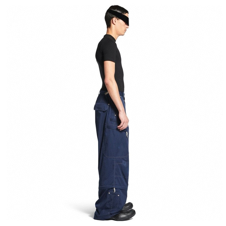 Balenciaga Men's Spring/Autumn Solid Colour Button Pocket Regular Fit Work Trousers Pants #77119