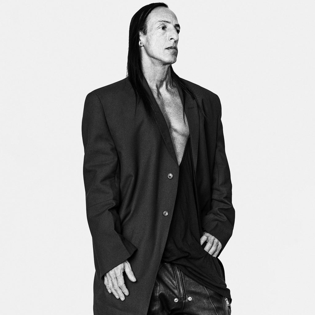 MRLEERO Men's Spring And Fall Black Splicing Design Long Single Breasted Long Sleeved Jacket #73727