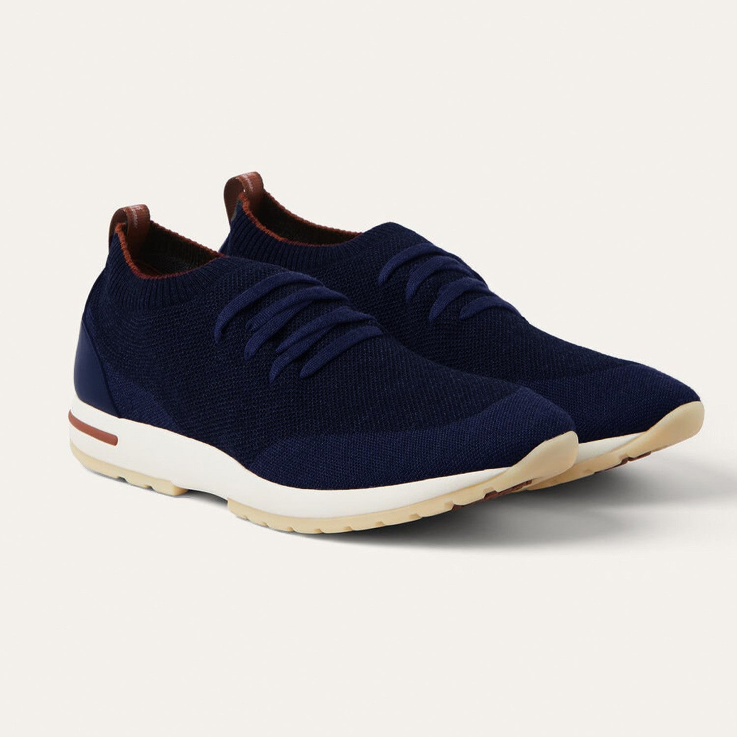 Loro Piana 360 Lp Flexy Walk Men's Autumn/winter Sports Shoes Two-tone Fashion Luxury Knit Comfortable Casual Footwear Ngvp #2435