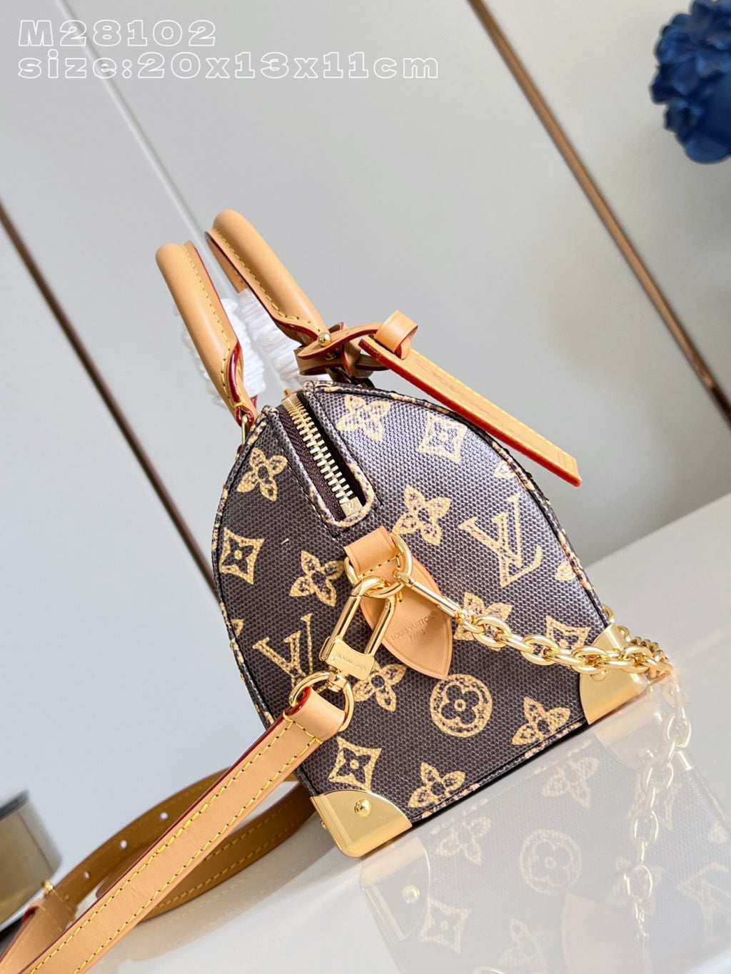 LOUIS VUITTON Speedy Trunk 20 Other Monogram Canvas Women Bags M28102 #377232
