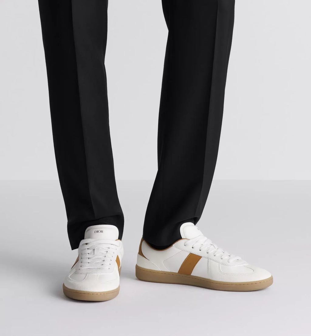DIOR B01 Matchpoint Sneaker Black and White Smooth Calfskin with Gray Suede Calfskin #386986