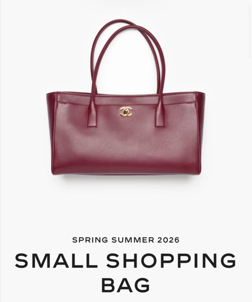 Chanel 2026 Spring/Summer Small Shopping Bag Red Leather Clutch Stylish Elegant Spacious Tote Bag Bags #196870