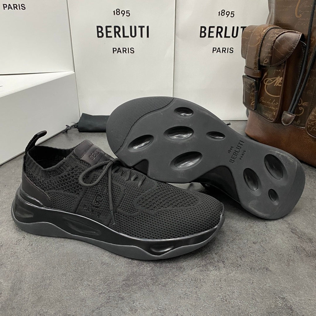 Berluti Shadow Men's Temperament Versatile Commuter Style Casual Comfortable Sneakers Shoes #77152