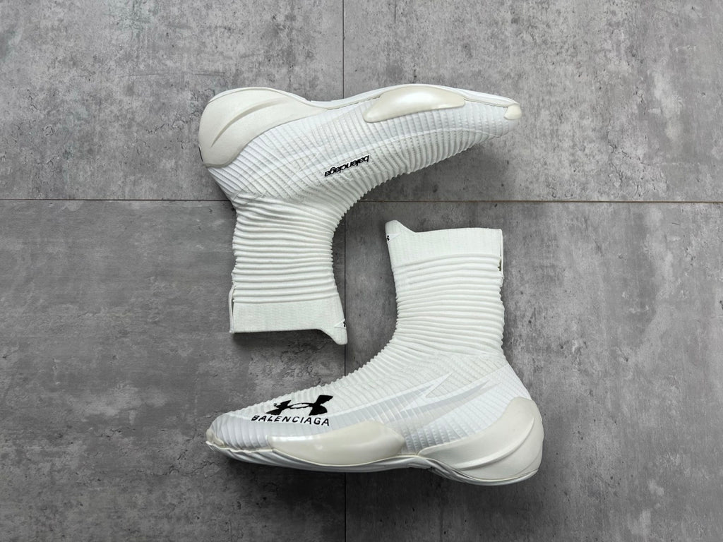 Balenciaga UNDER ARMOUR® HYPER Men's and Women's Spring/Fall Fashion Casual Round Toe Slip On Solid Color Knit Socks For Sneakers Shoes #78799