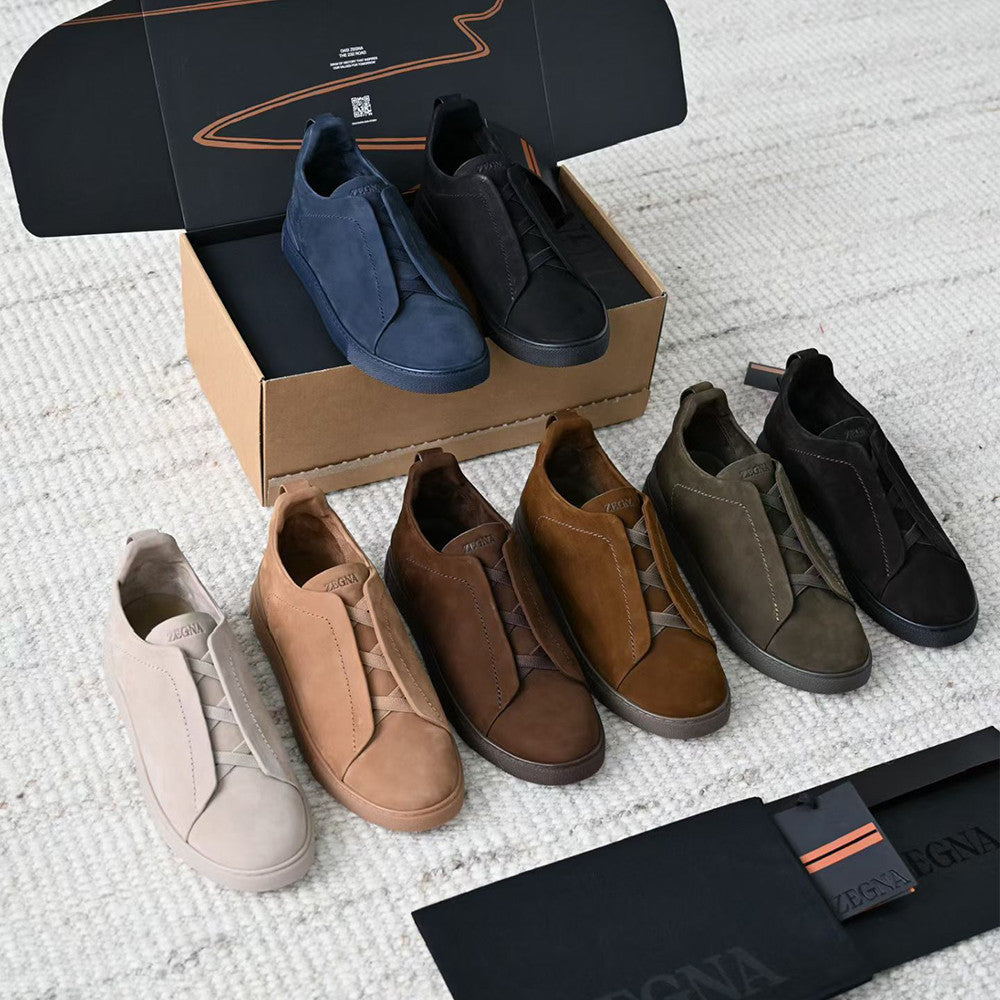 Zegna Triple Stitch SECONDSKIN Sneakers #384728
