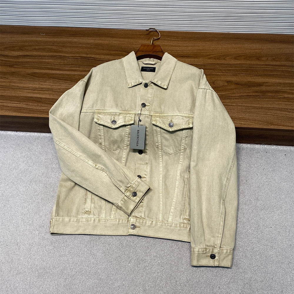 Balenciaga Embroidered Denim Jacket #333927