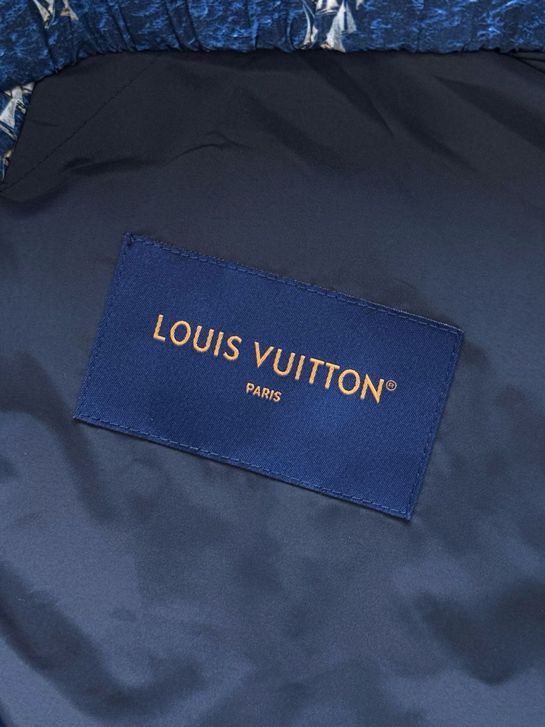 Louis Vuitton Men's Sailing Logo Printed Spring Solid Color Long Sleeve Hooded Windproof Jacket #77272