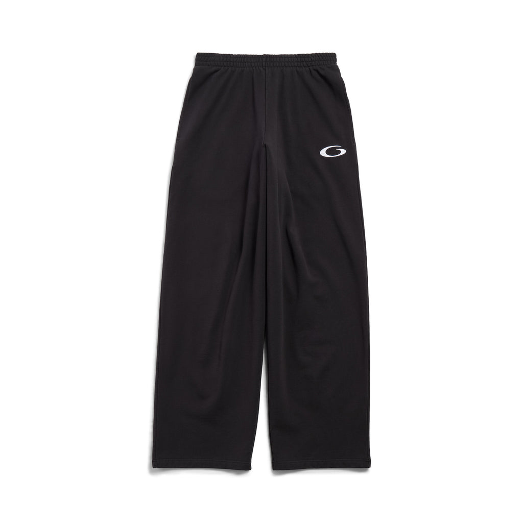 Balenciaga Men's Retro Basketball Sportswear Black High Street Standing Collar Zip Jacket Wide Leg Casual Trousers Pants Suit Set  #71859