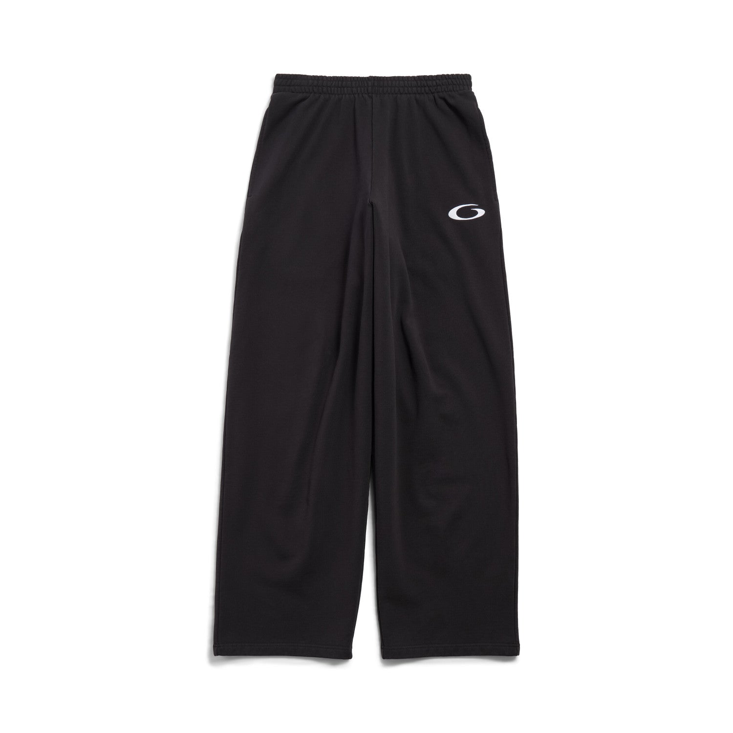 Balenciaga Men's Retro Basketball Sportswear Black High Street Standing Collar Zip Jacket Wide Leg Casual Trousers Pants Suit Set  #71859