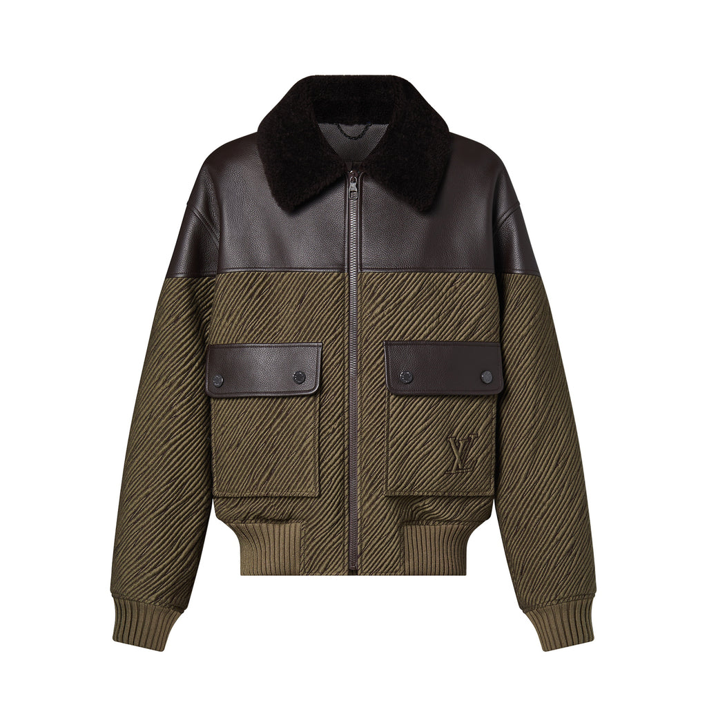 Louis Vuitton Mix Leather Blouson Jacket #96816