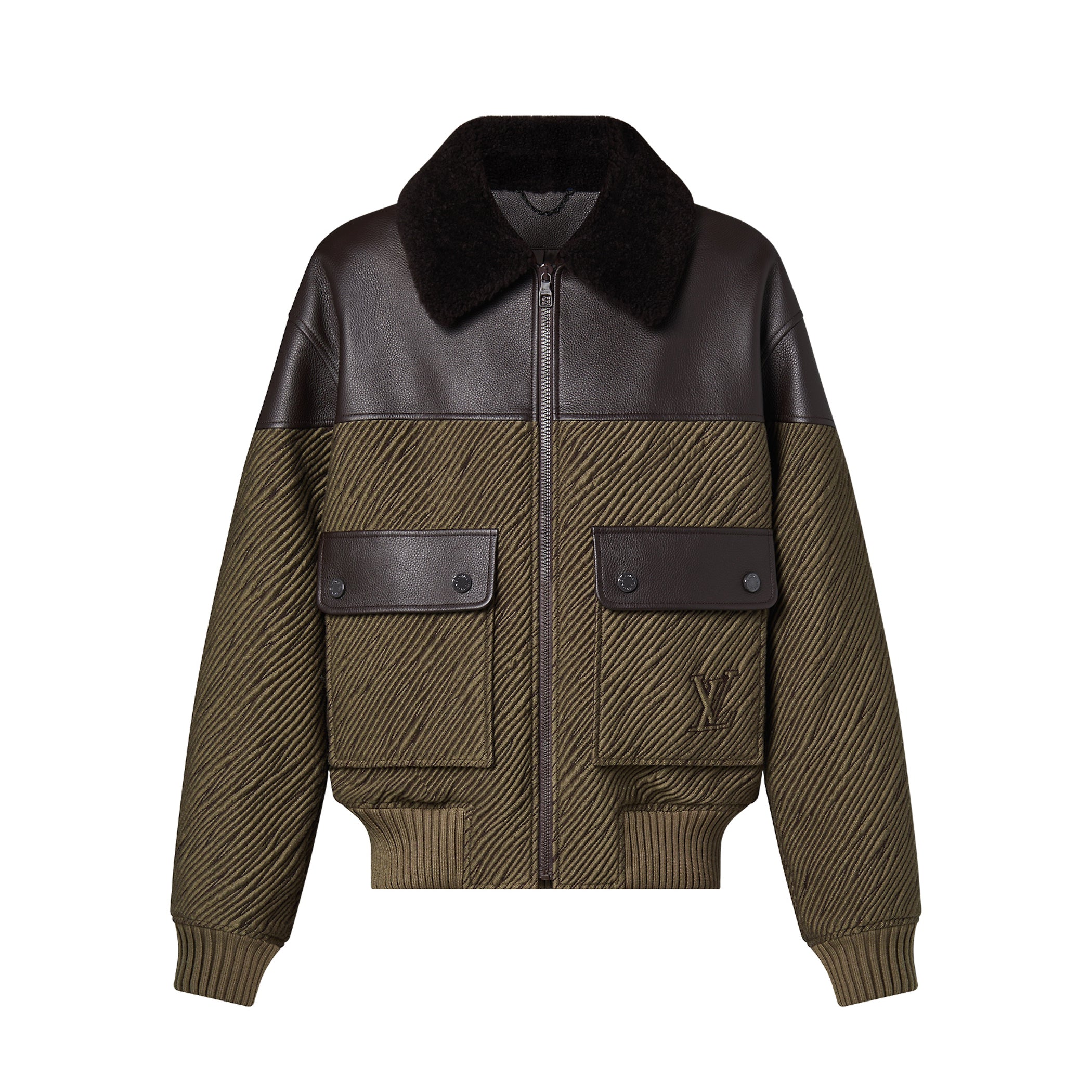 Louis Vuitton Mix Leather Blouson Jacket #96816